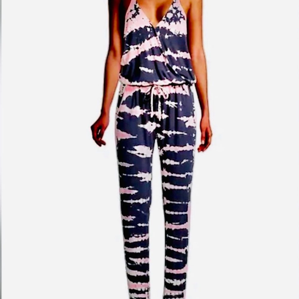 🖤🩷EUC Young Fabulous & Broke Chrissy Tie-dye jumpsuit. SEE PICS for actual color